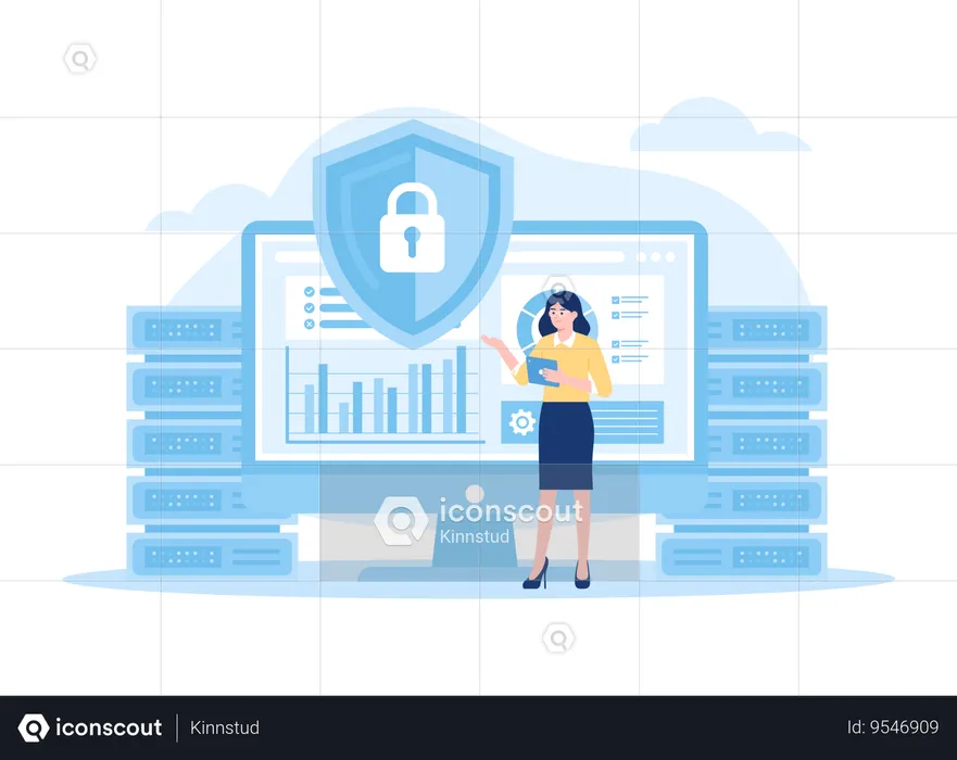 Data Security  Illustration