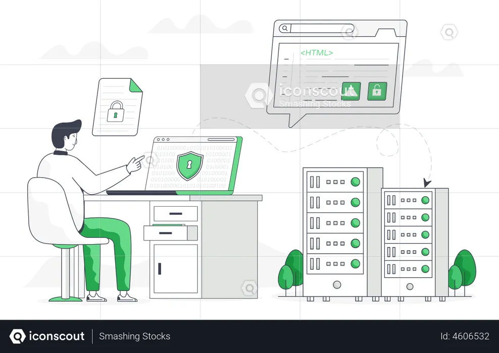 Data Security  Illustration