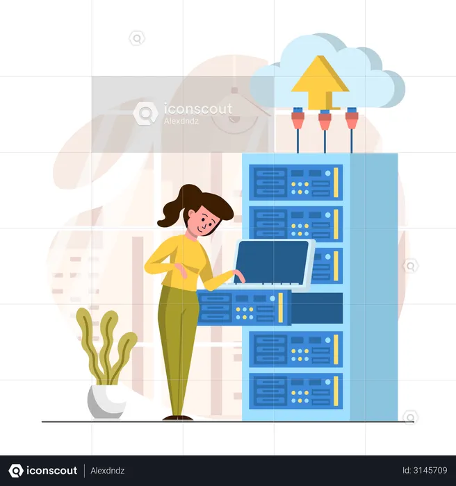 Data Server  Illustration