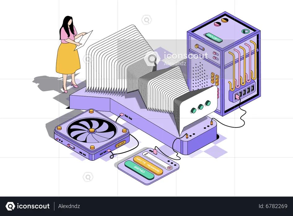 Data server  Illustration