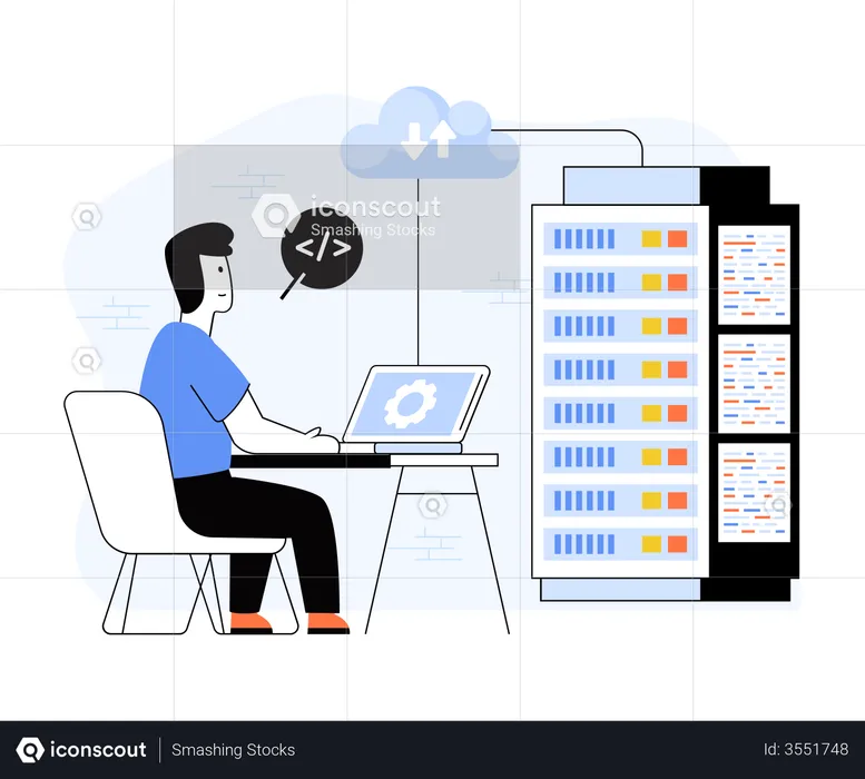 Data Server  Illustration