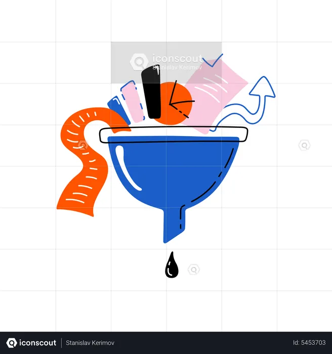 Data sorting  Illustration