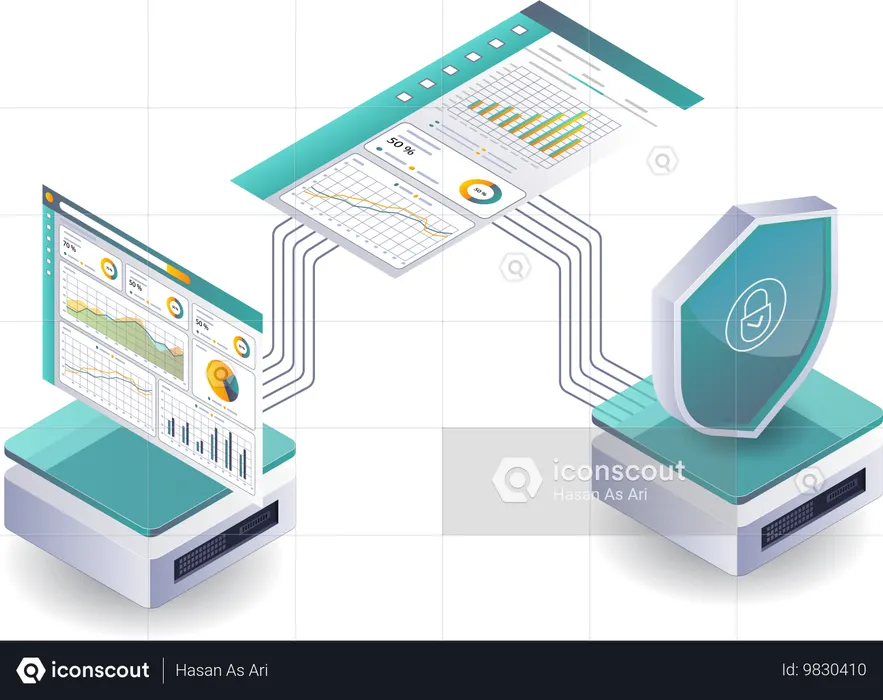 Data Visualisation for Effective Server Security Analysis  Illustration