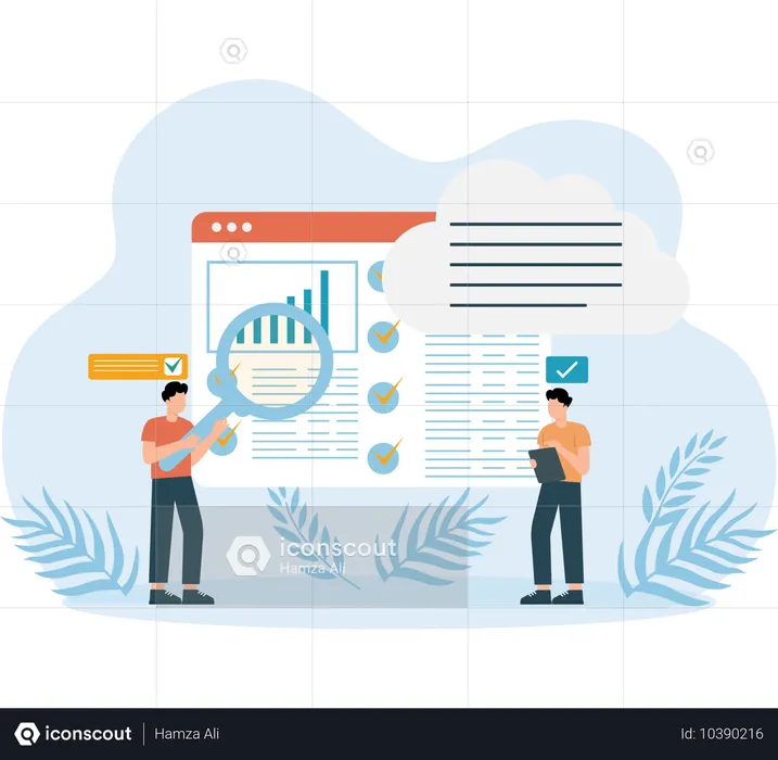 Database Hosting  Illustration