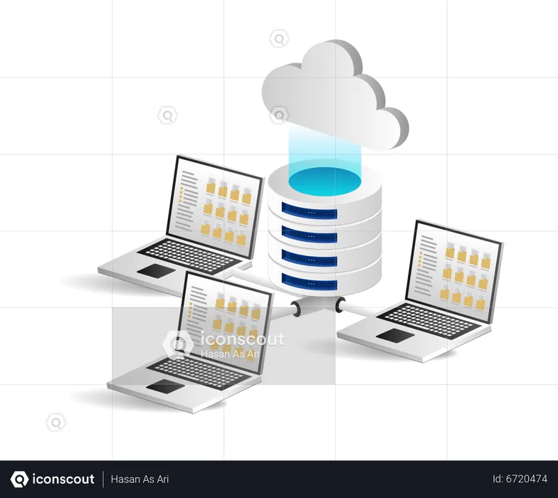 Database Management  Illustration