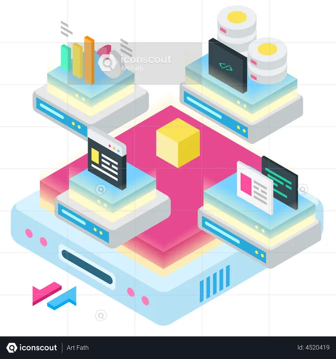 Database management  Illustration