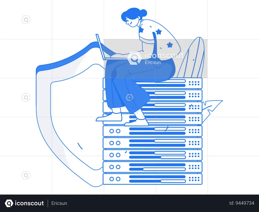 Database security  Illustration