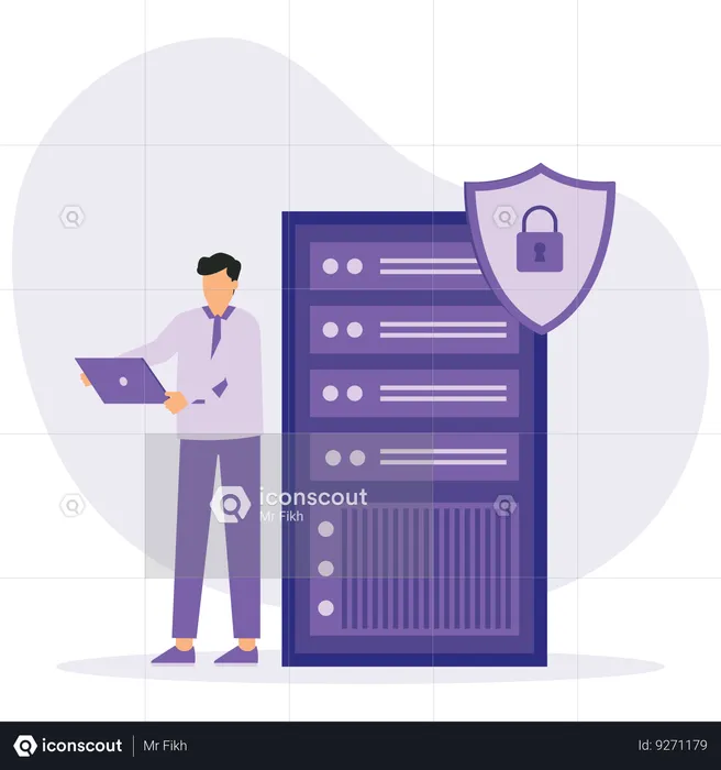 Database server  Illustration