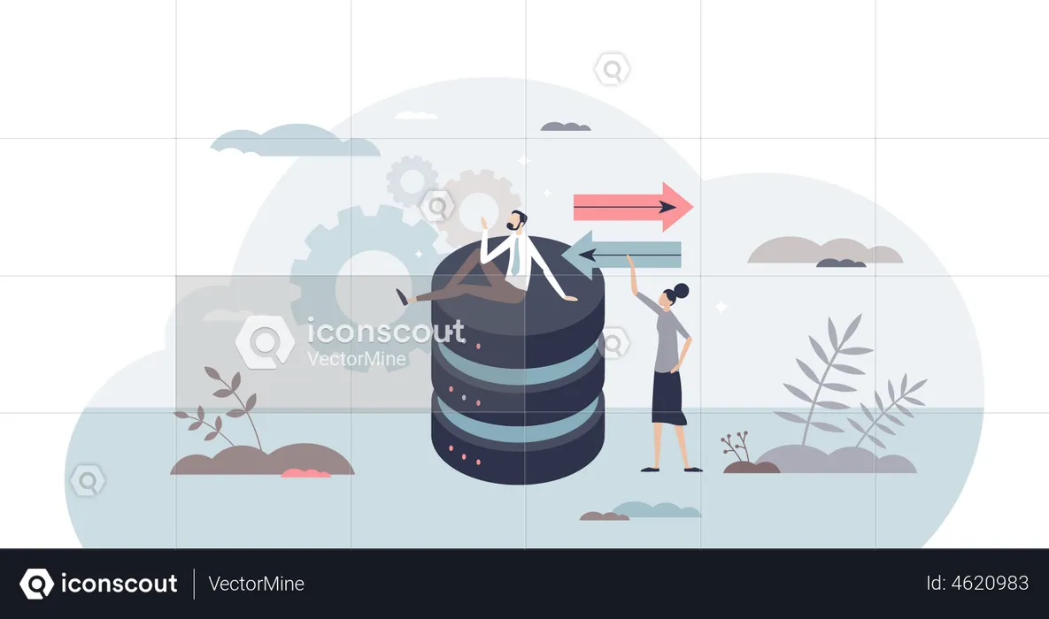 Database system development  Illustration