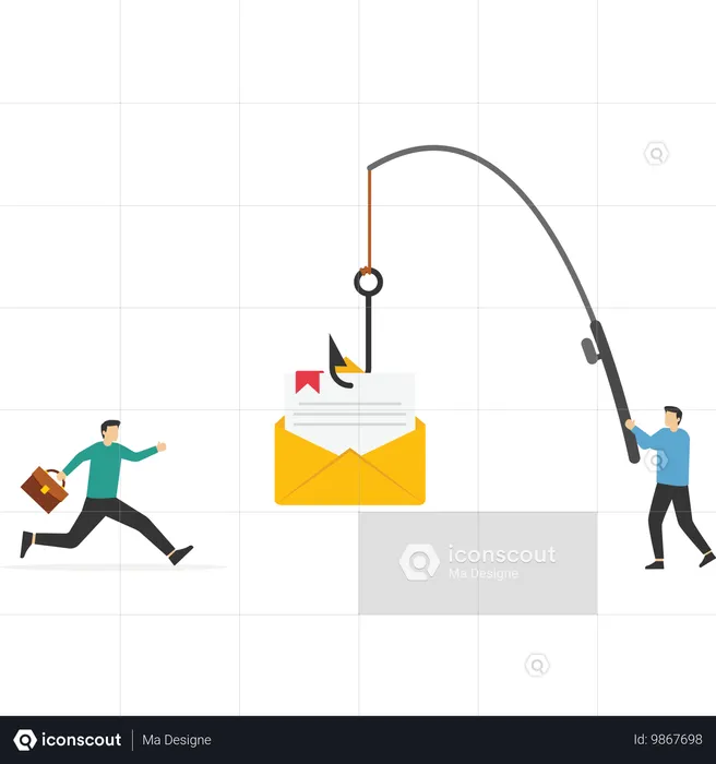 Daten-Phishing-Hacking  Illustration