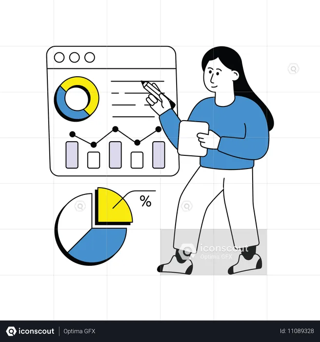 Datenanalyse  Illustration