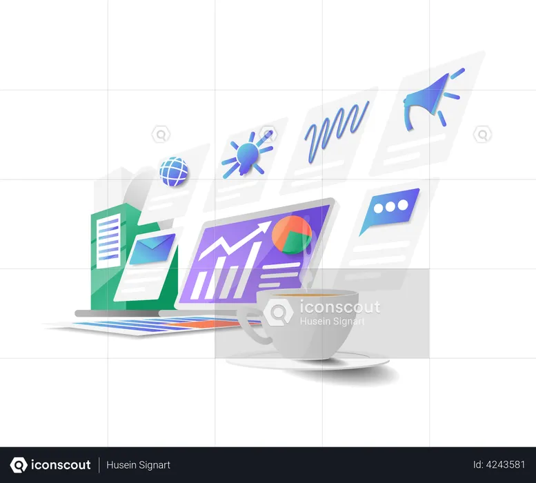 Datenanalyse  Illustration