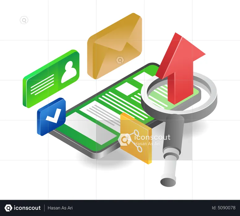 Datenanalysebericht  Illustration