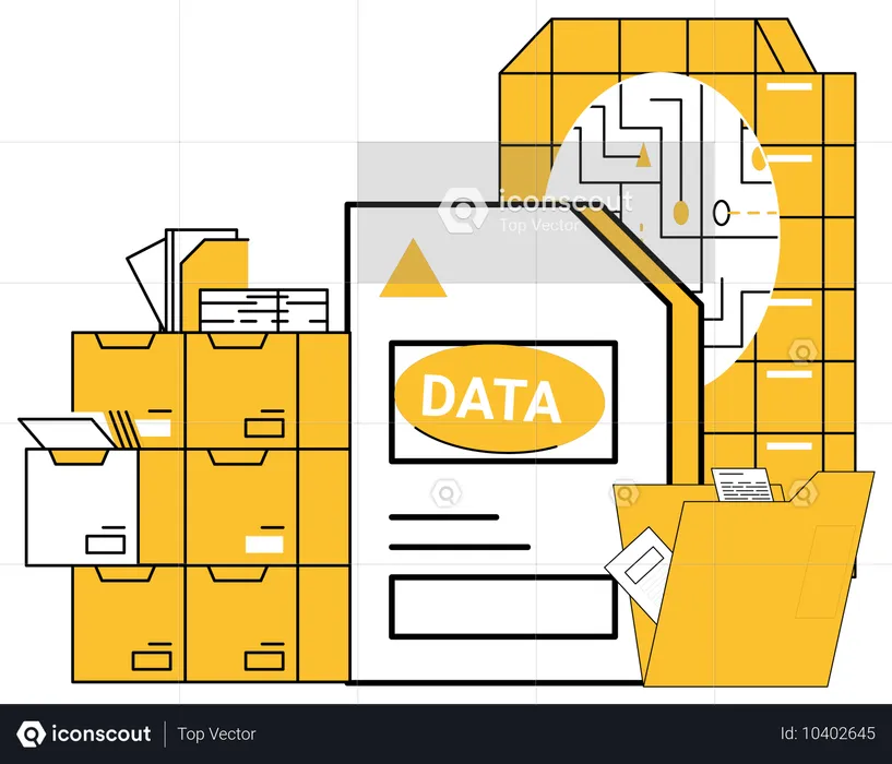 Datenanalyse-Tools  Illustration