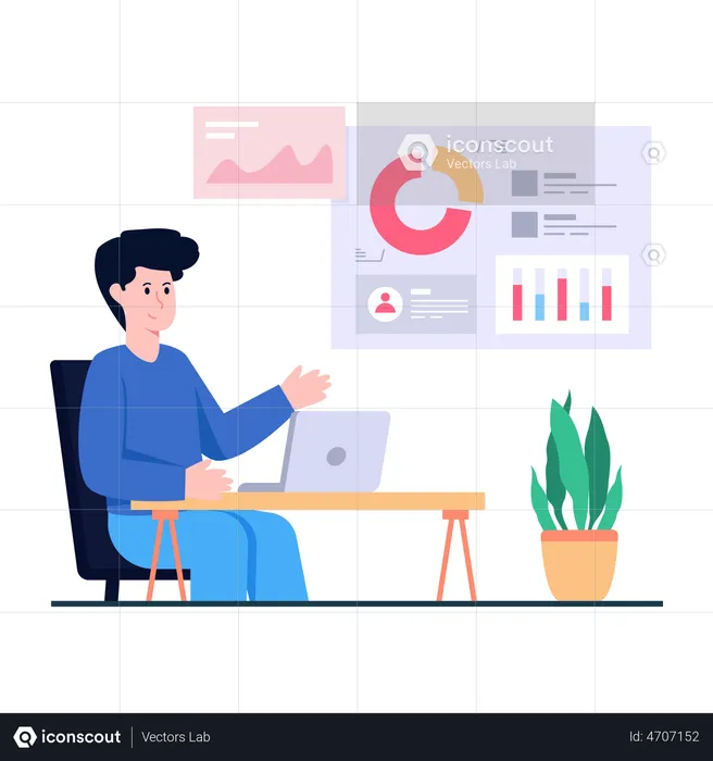 Daten Analyst  Illustration