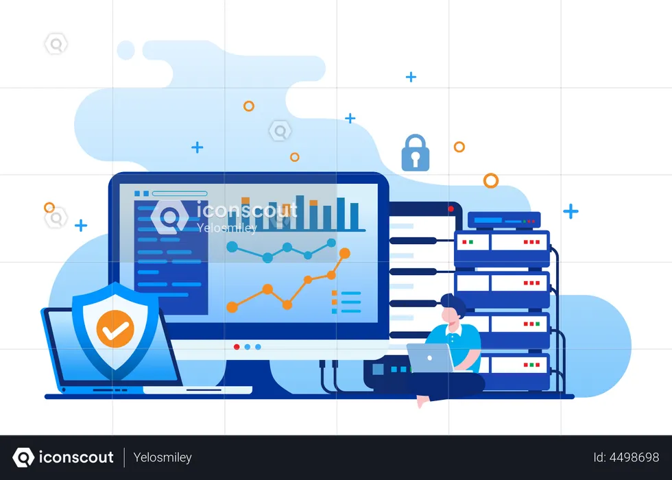 Datenbankmanagement  Illustration