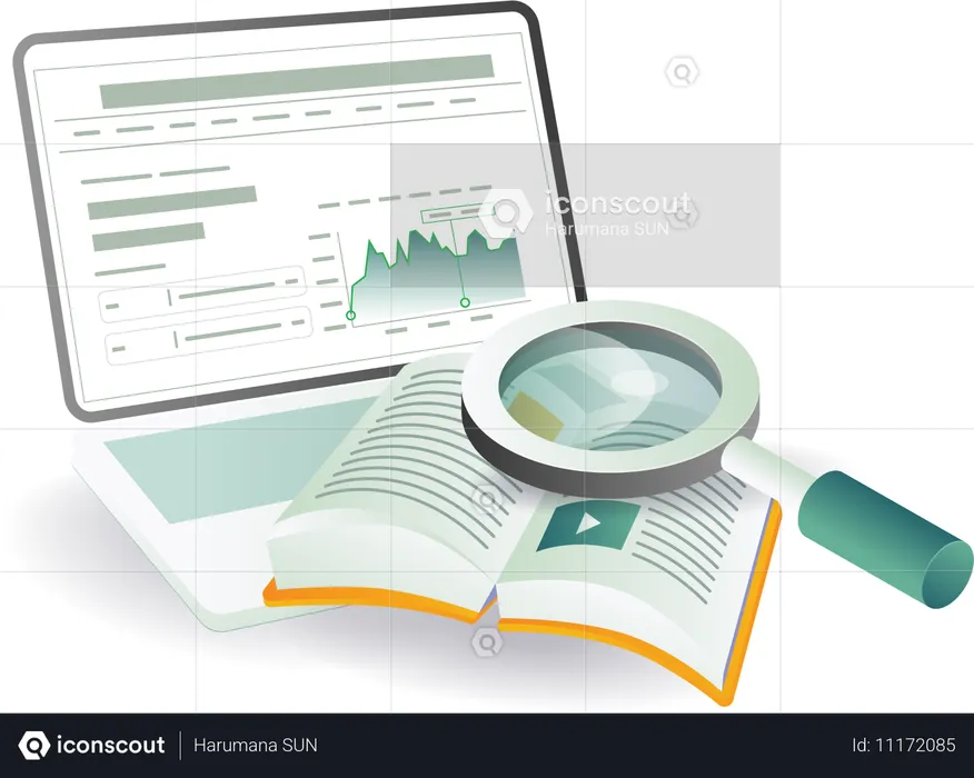 Datenmanagement-Technologie  Illustration