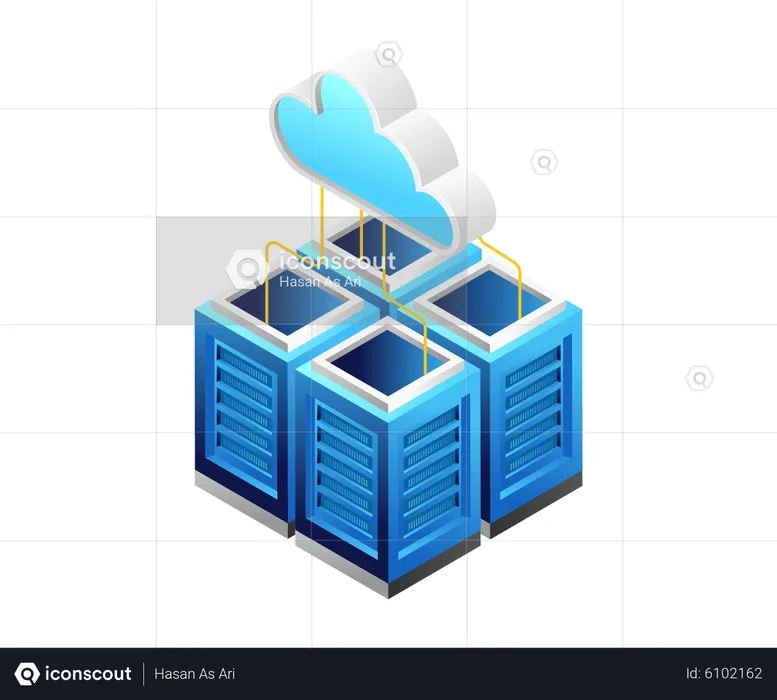 Datenspeichernetzwerk  Illustration