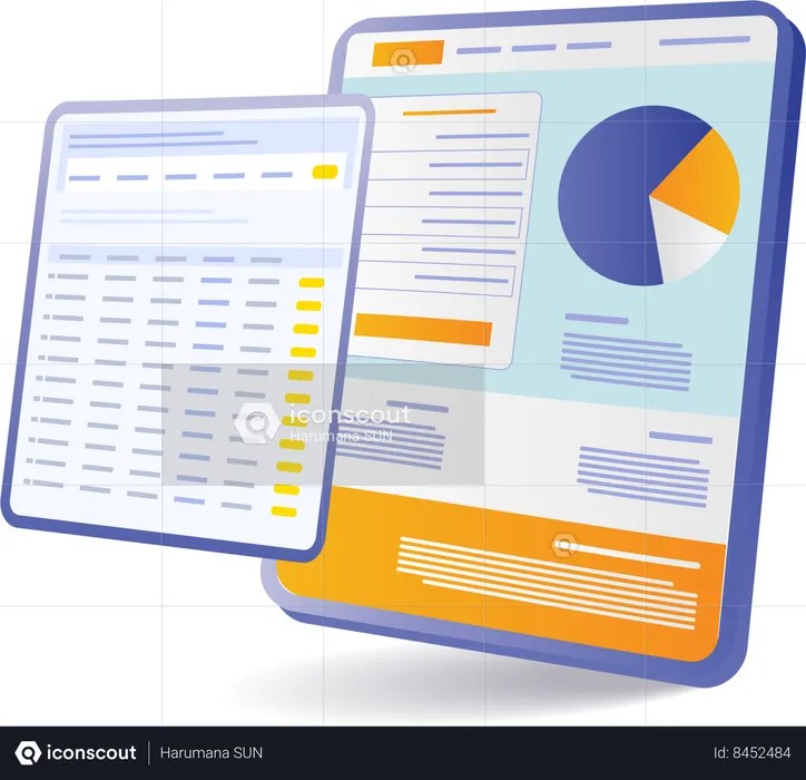 Datos de análisis de negocios  Ilustración