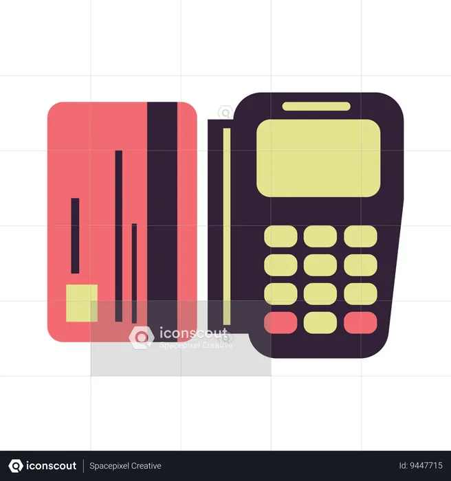 Debit card payment  Illustration
