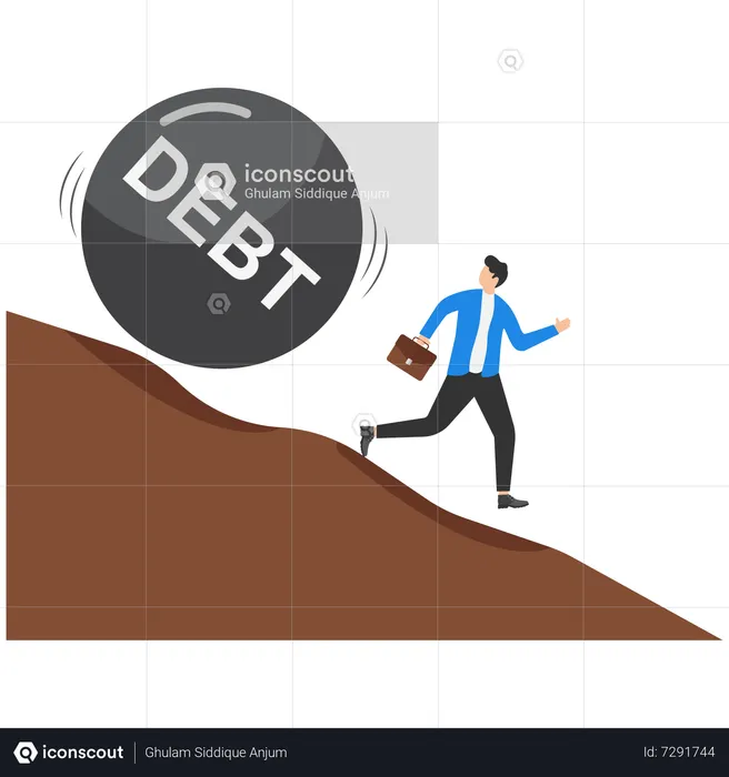 Debt payment deadline  Illustration