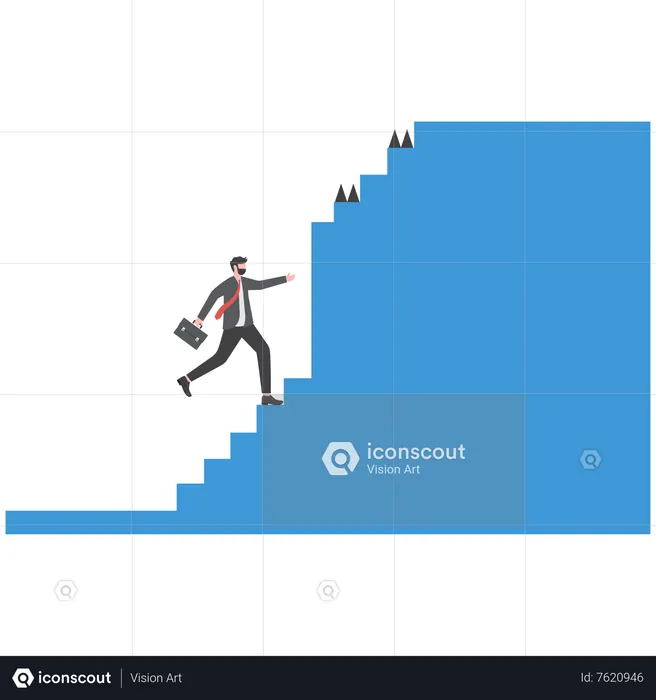 Défi pour surmonter les difficultés  Illustration