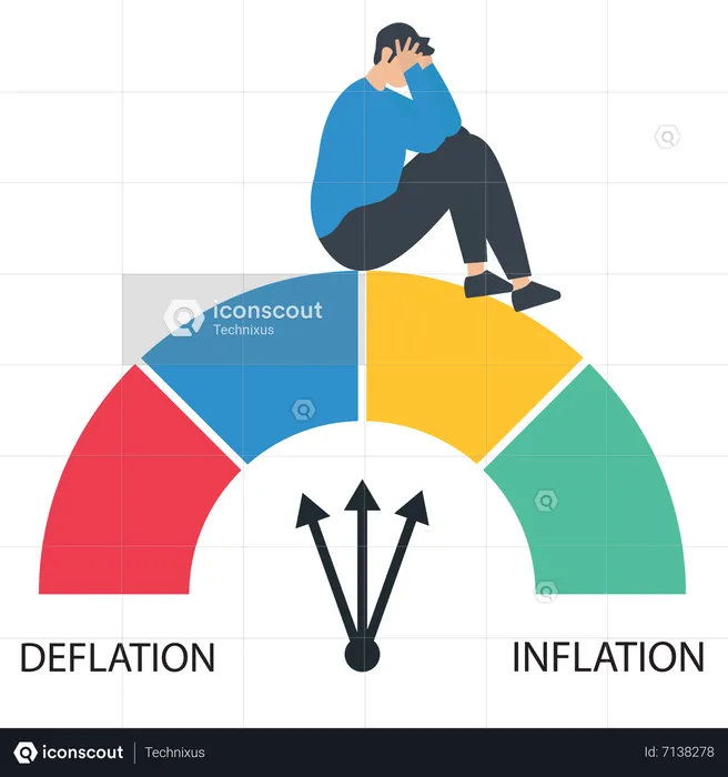 Deflation and inflation gauge  Illustration