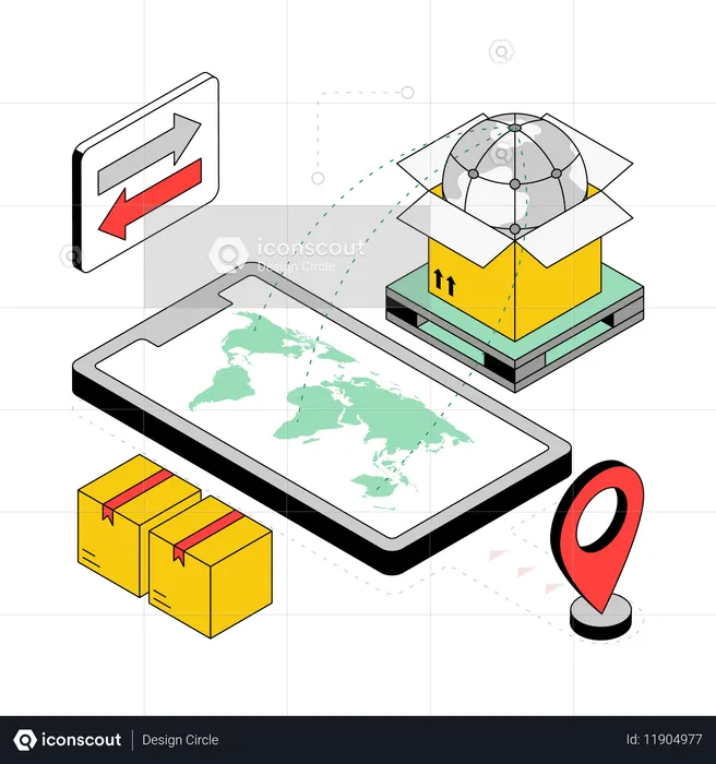 Delivery Confirmation  Illustration
