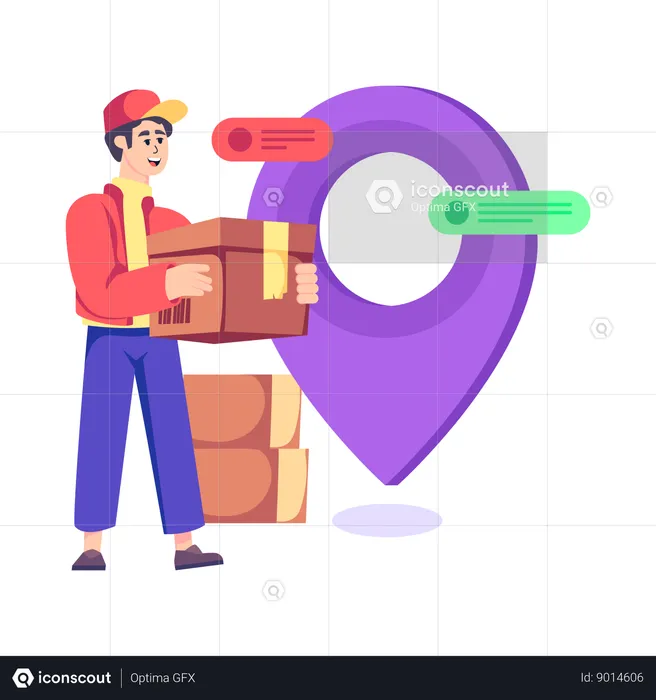 Delivery Location  Illustration