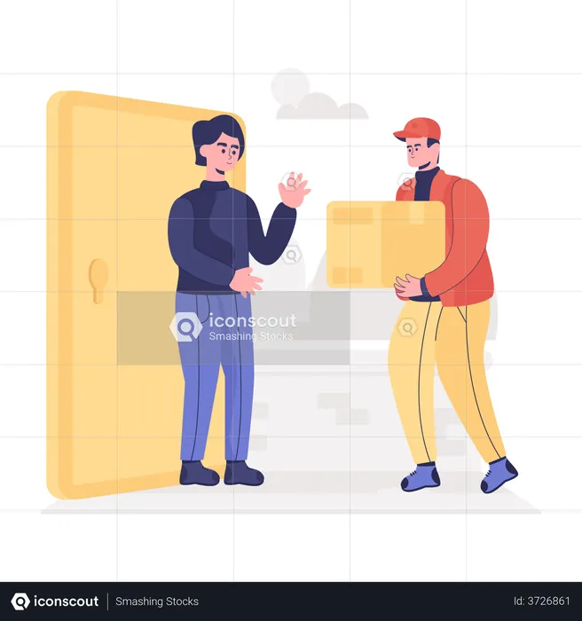 Delivery Man  Illustration