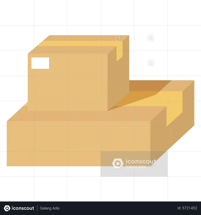 Delivery packages  Illustration