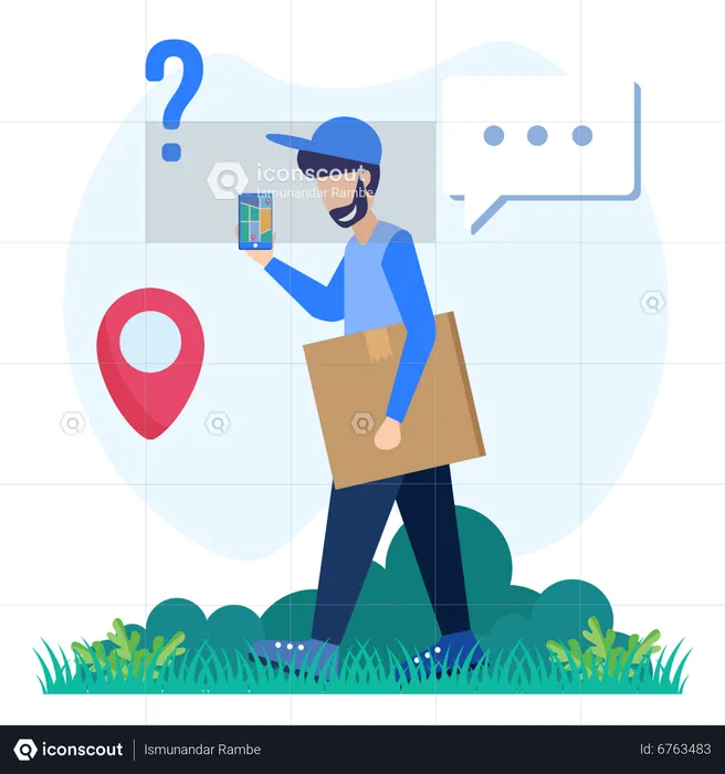 Delivery Place  Illustration