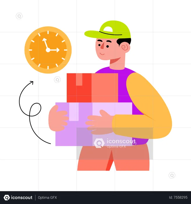 Delivery Service  Illustration