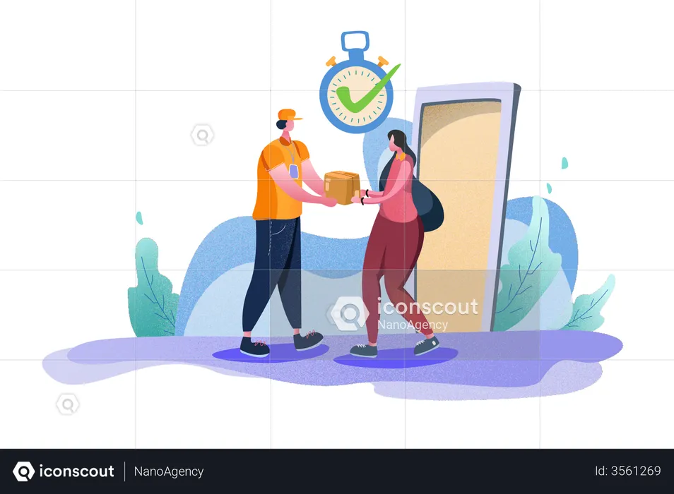 Delivery Services  Illustration