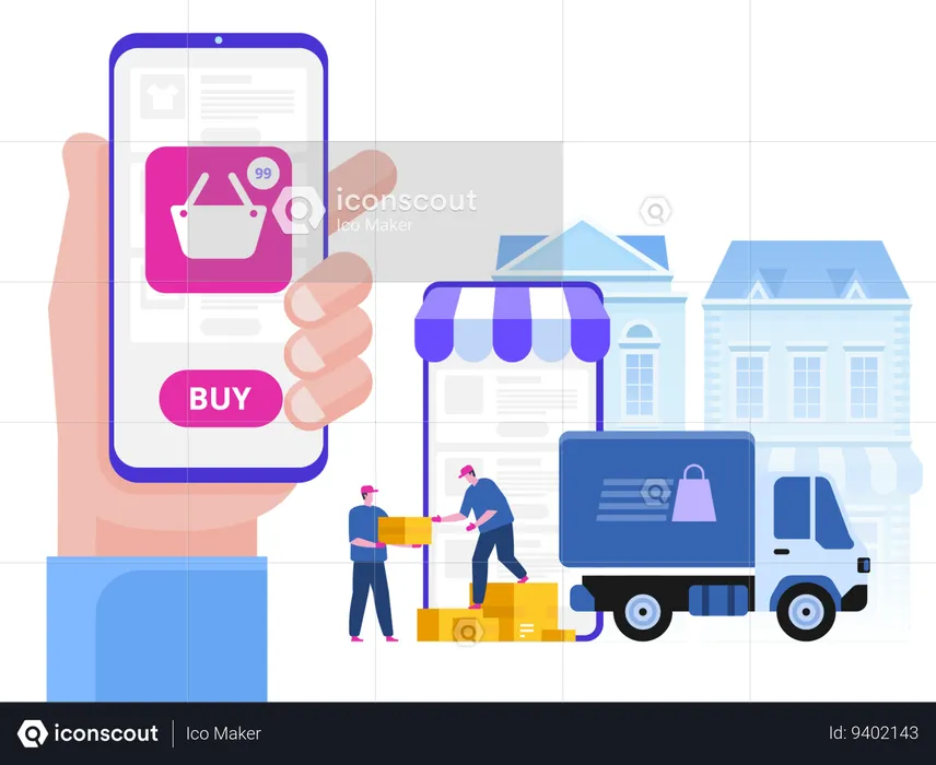 Delivery Services  Illustration