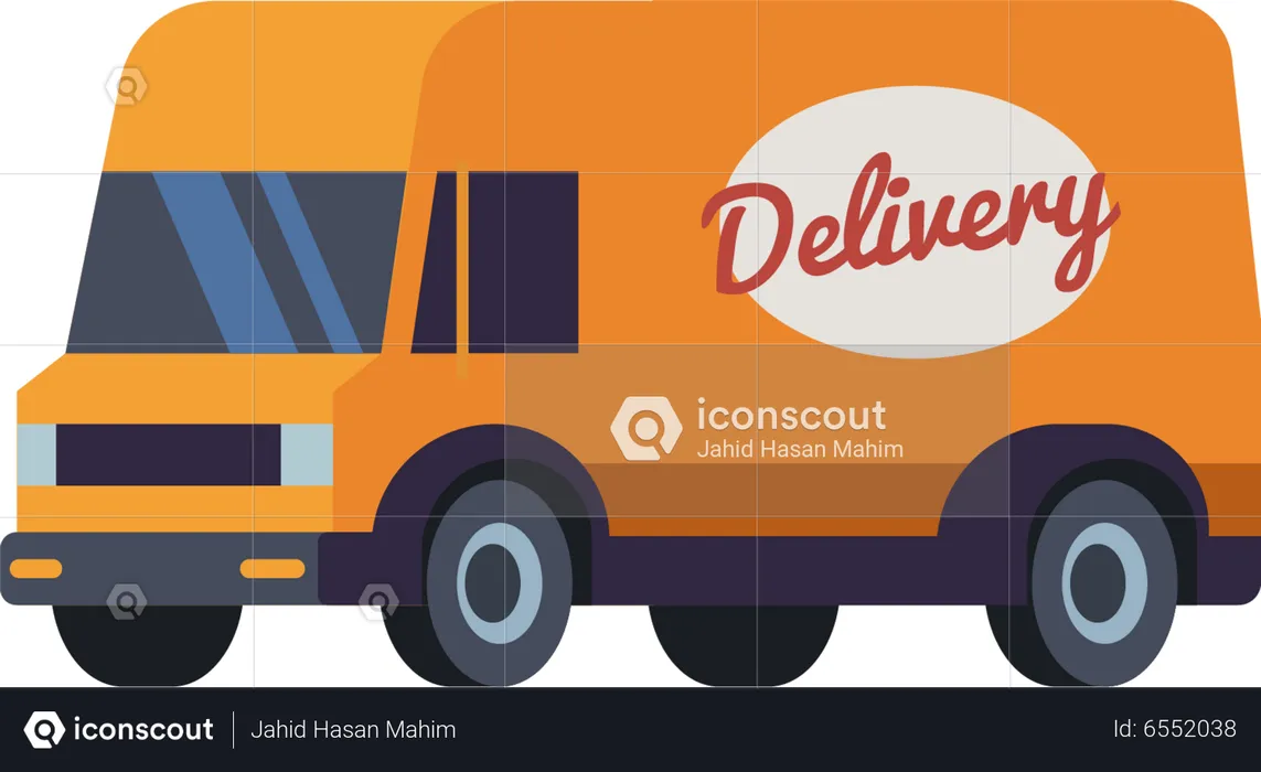 Delivery truck  Illustration