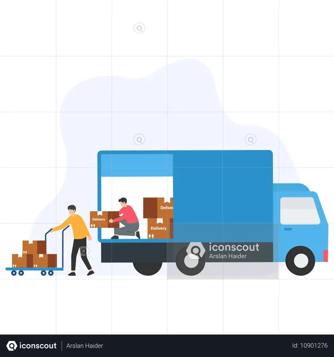 Delivery truck  Illustration