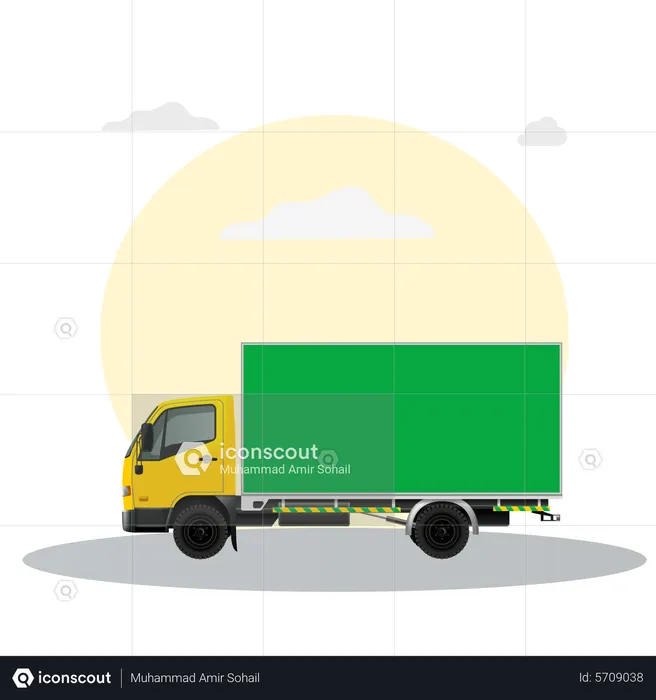 Delivery Truck  Illustration