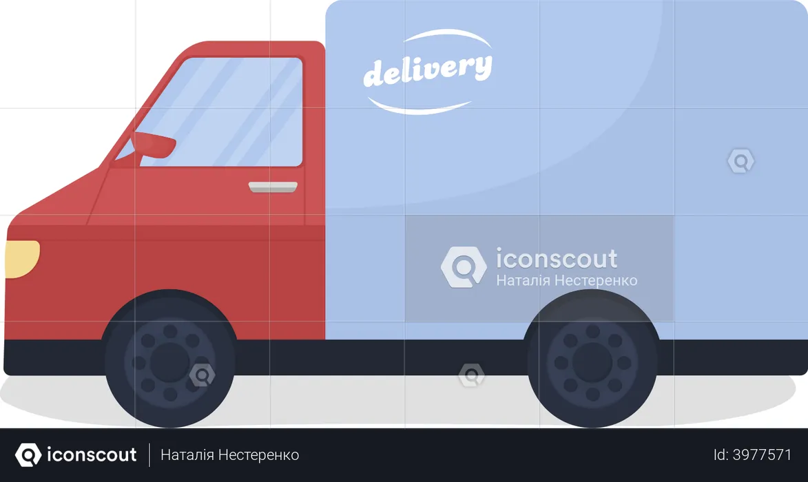 Delivery van  Illustration