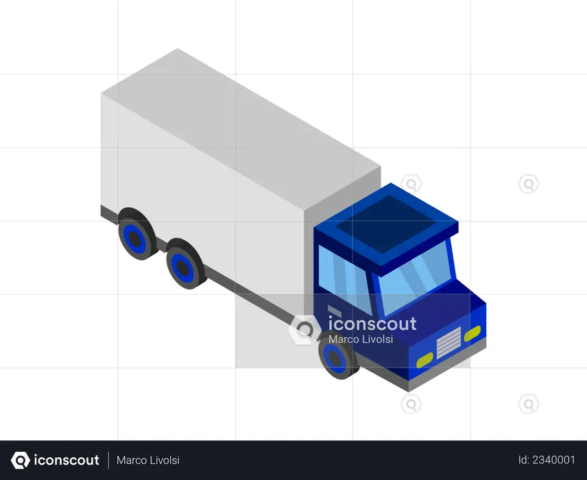 Delivery Vehicle  Illustration