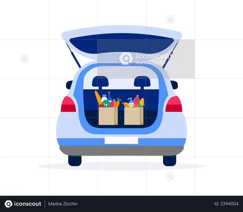 Delivery vehicle  Illustration