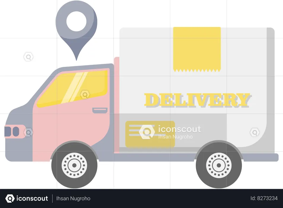 Delivery Vehicle  Illustration