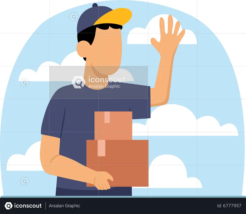 Deliveryman  Illustration