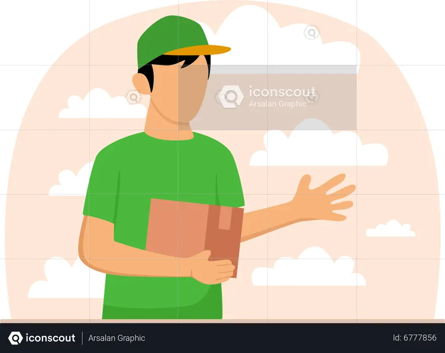 Deliveryman  Illustration