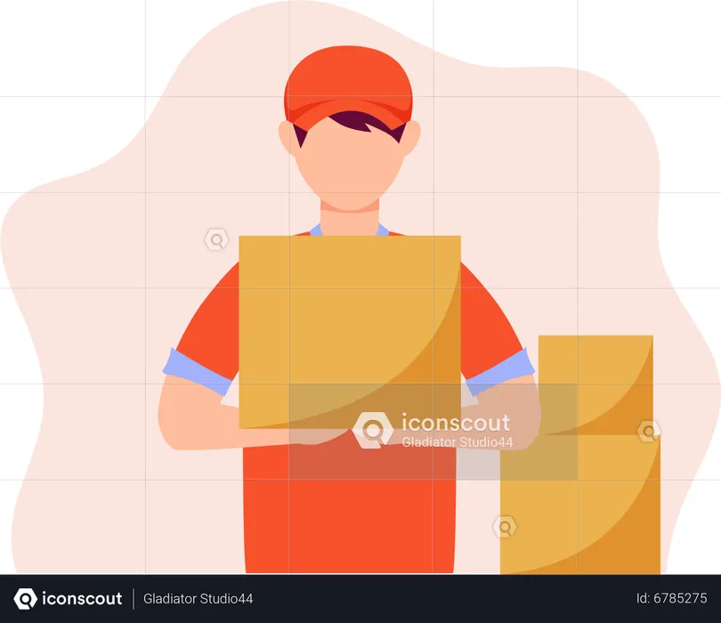 Deliveryman  Illustration