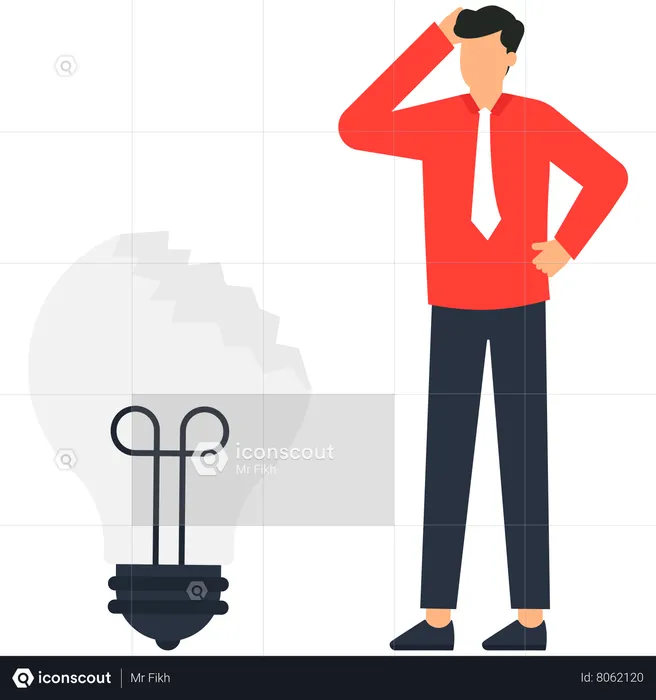 Demotivated employee due to target failure  Illustration