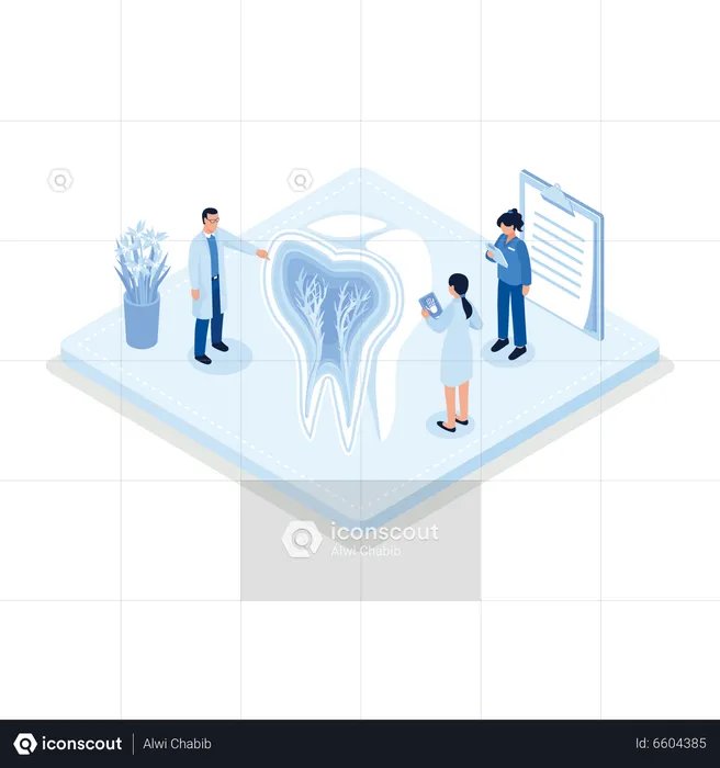 Dental Care  Illustration