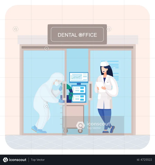 Dental Clinic  Illustration
