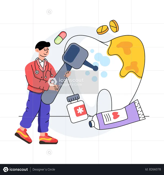 Dental Clinic  Illustration