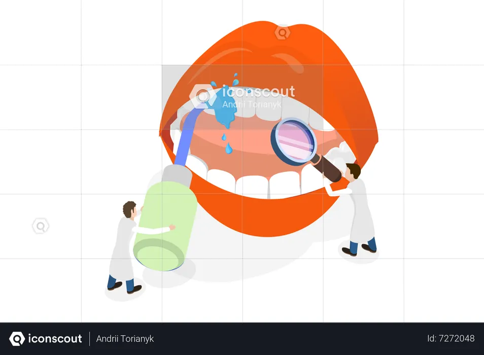Dental Hygiene  Illustration